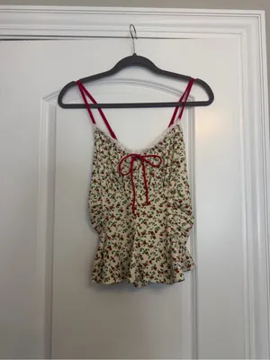 Free People Sammi Antique Ivory Tank thumbnail 4