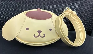 Sanrio Pompompurin Pouch Miniso Makeup Mini Bag With Strap Kawaii J-Fashion thumbnail 1