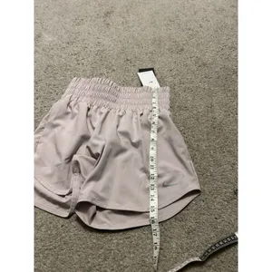 Nike One Women's Dri-FIT Ultra High-Waisted 3"‎ Brief-Lined Shorts, Purple, Sz S thumbnail 9