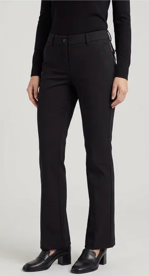 Nine West Black Bootcut Dress Pants Size 6 thumbnail 1