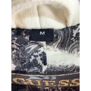 GUESS Coat Belted Wool Blend Pea Coat Women's M Cream Classic Winter Read thumbnail 5