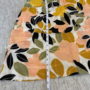 Rachel Zoe 100% Linen Shift Dress Size XS PInk Tank Floral Sleeveless‎ Tropical thumbnail 7