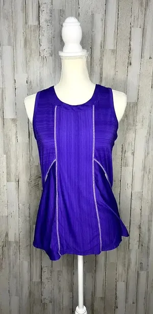 Athleta Women's Purple Run On‎ Tank Top Size Medium Sleeveless Lightweight thumbnail 1