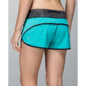 Lululemon Run: Speed Short Blue‎ Tropics / Black Dune Size 6 thumbnail 2