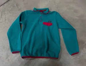 Patagonia Synchilla Snap-T Fleece Pullover Teal Pink Womens Medium thumbnail 1