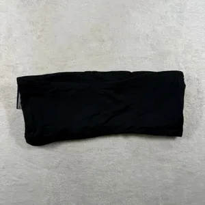 GapBody Super Stretch Bandeau Bralette Black Strapless Wireless Bra Medium NWT thumbnail 7