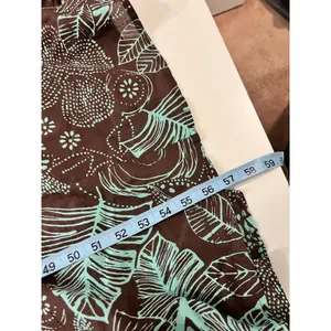 Vasna Desire Cotton Y2K Brown Teal Turquoise Maxi Tank Dress Size 1X thumbnail 10