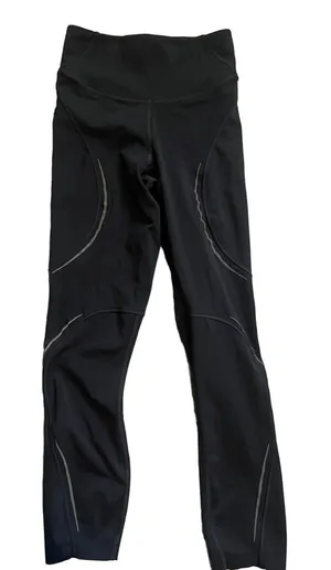 Lululemon base pace high-rise reflective crop 23 black size 2 thumbnail 1