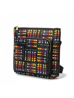 Juicy Couture Y2K Black Rainbow Logo Slim Crossbody Bag thumbnail 2