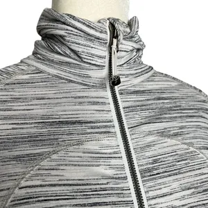 Lululemon Peplum Back Light Jacket Size 6 Gray thumbnail 6