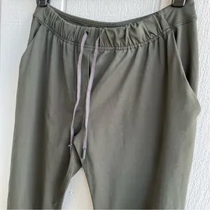 Lululemon‎ Olive Green Slim Fit Pants Small thumbnail 2