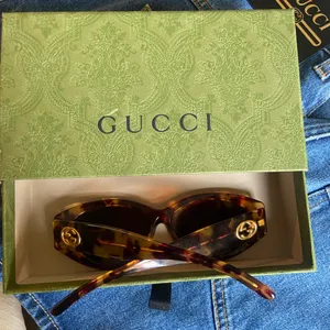Vintage Gucci Brown Sunglasses thumbnail 1