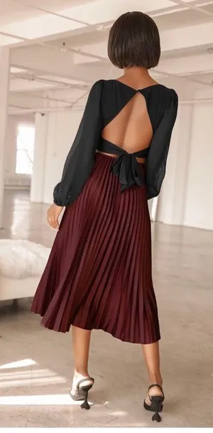 Lulus Crop Top Tie Back thumbnail 3