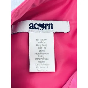 Acorn‎ Pink Quilted Lightweight Jacket Coat Full Zip Womens Medium thumbnail 3