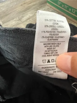 Joe's Jeans black denim jeans size 33 thumbnail 9