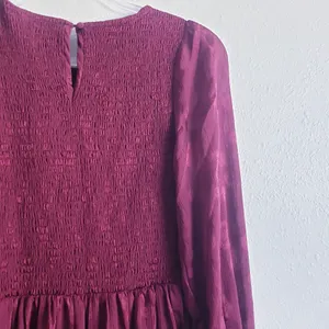 Baltic Born Stockholm Smocked Midi Dress Long Sleeve New Without Tags thumbnail 9