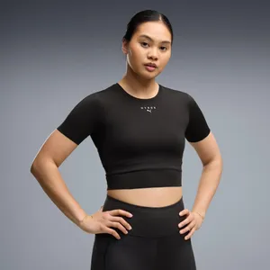 HYROX puma crop top black tshirt small thumbnail 2