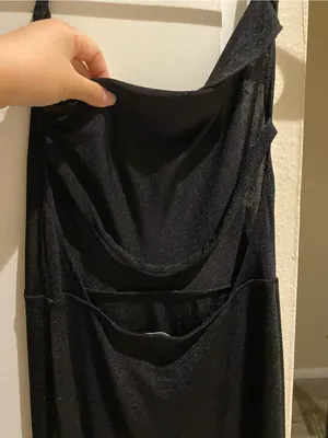 Free people Black backless Slip Dress - Classic Women’s Evening Dress-S thumbnail 5