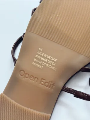 Open Edit Korva Slide Sandal In Brown thumbnail 6