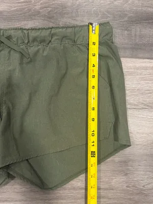 Under Armour Women’s Sage Green Running Shorts Activewear Drawstring Size XL thumbnail 4