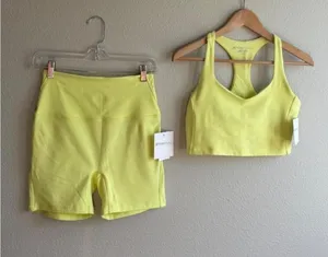 NWT Crop Tank & High-Waist Shorts Set thumbnail 1