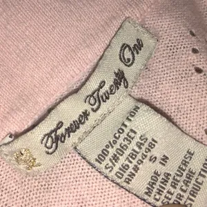 💕5️⃣ Forever 21pink collared top size Small thumbnail 3