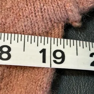 Free People Soft Mauve Knit Cardigan Wool and Alpaca Blend. Size M thumbnail 11