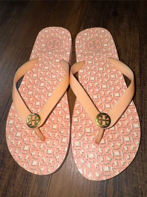 Tory Burch Coral Logo Thong Sandals thumbnail 2