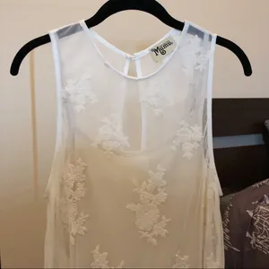 NWOT Show Me Your Mumu Lace Tunic Top thumbnail 2