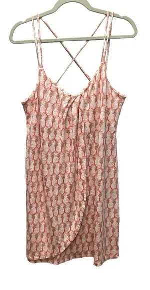 Tommy Bahama Resortwear Pineapple Print sundress Coral Size Medium thumbnail 1