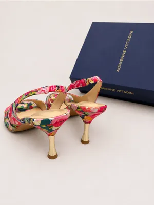 👠Adrienne Vittadini | Floral Slingback Heel-(NWT)👠 thumbnail 5