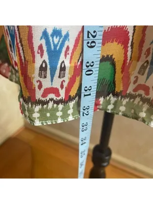 ZARA Chiffon Printed Strappy Embroidered Dress Open Back Sequins multicolor XS thumbnail 10
