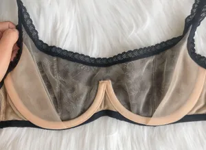 Adore Me black lace underwire bra, brand new with out tags thumbnail 6