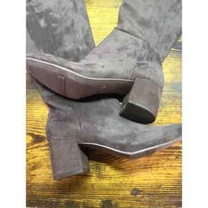 Time And Tru Brown Suede Heeled Knee High Boots‎ Size 11 thumbnail 3