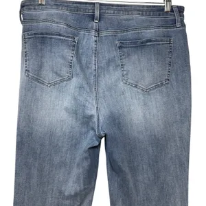 NYDJ Barbara Bootcut Jeans Womens 14 Blue Medium Wash Lift Tuck Stretch‎ Denim thumbnail 10