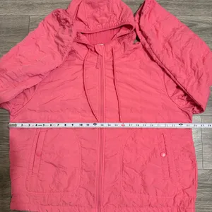Avia Womens XL Jacket Pink Quilted Fleece Lined Full‎ Zip Hoodie Running Hiking thumbnail 5