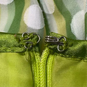 Amanda Lane‎ Retro Lime Green Polka Dot Summer Dress Size 10 thumbnail 8