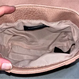 Anthropologie Aidy Pink Faux Leather Barrel Bag thumbnail 10