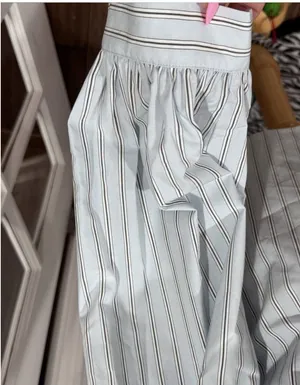 Rails Livy Shirt - Hampton Stripe Blue & White Pinstriped Button Down Shirt thumbnail 11