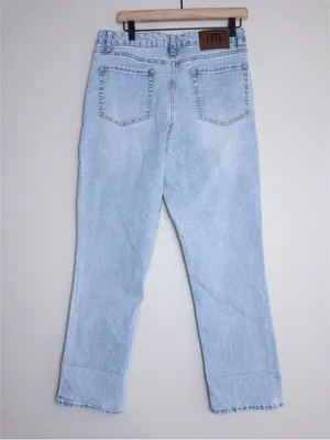 FRYE Light Wash High Rise Straight Leg Jeans 10 Blue 30 thumbnail 7