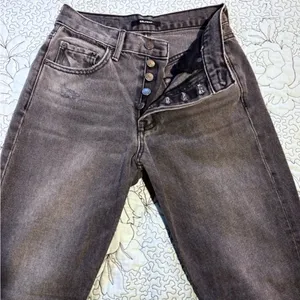 GRLFRND Karolina High Rise Straight Jeans Montego Bay Wash Button Fly Sz 23💛 thumbnail 4