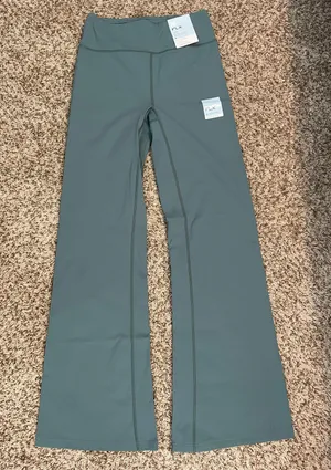 Flare yoga pants Green Size M thumbnail 1