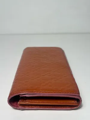 Coach Vintage Clover Embossed Patent Leather Continental Flap Long Wallet thumbnail 6