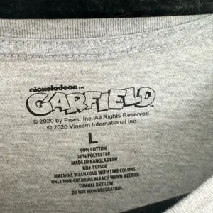 Garfield Women’s Large Meh Graphic Tee Grey thumbnail 2