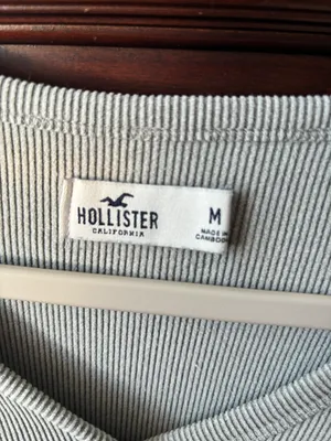 Grey Long Sleeve Hollister thumbnail 3