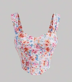 SheIn Floral Tank thumbnail 1