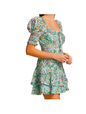 Alice + Olivia Crawford sweetheart Mini Dress thumbnail 3