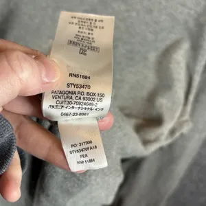 Patagonia Worn‎ Wear Sweater Grey Organic Cotton Woman's Size M thumbnail 8