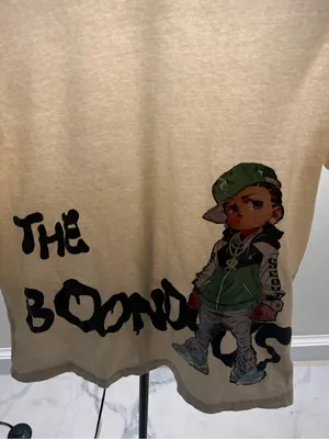 The Boondocks Kids Cream Graphic Tee with Green Character Print thumbnail 2
