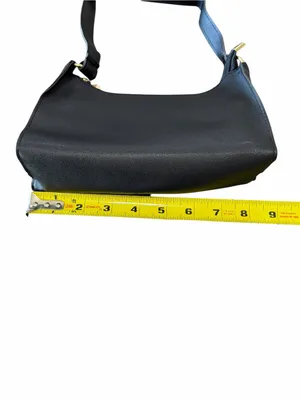 Women's Small Short Strap Faux Leather Black Purse #260812 thumbnail 4